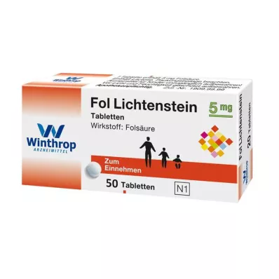 Fol Lichtenstein 5 mg tablets, 50 pcs Fol Lichtenstein 5 mg tablets, 50 pcs