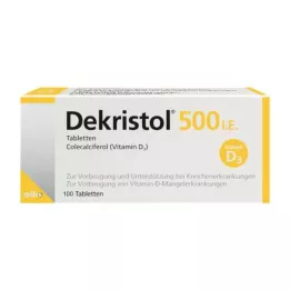 DEKRISTOL 500 I.E. tablets, 100 pcs