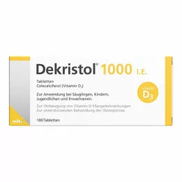 DEKRISTOL 1,000 I.U. tablets, 100 pcs