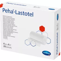 PEHA-LASTOTEL Fixation bandage 4 cmx4 m, 20 pcs