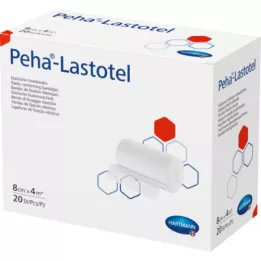 PEHA-LASTOTEL Fixation bandage 8 cmx4 m, 20 pcs