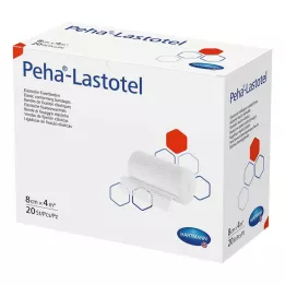 PEHA-LASTOTEL Fixation bandage 8 cmx4 m, 20 pcs