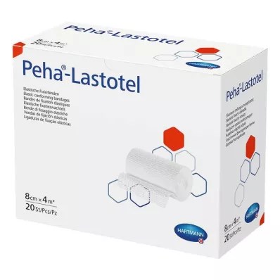 PEHA-LASTOTEL Fixation bandage 8 cmx4 m, 20 pcs PEHA-LASTOTEL Fixation bandage 8 cmx4 m, 20 pcs