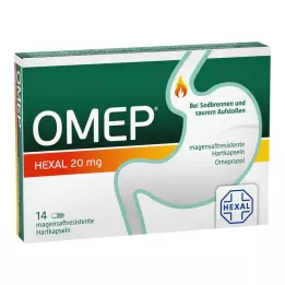 OMEP HEXAL 20 mg enteric-coated hard capsules, 14 pcs