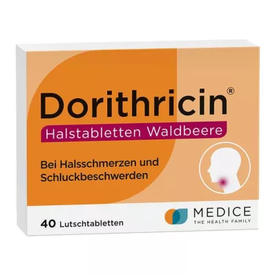 Dorithricin® Throat Tablets Wild Berry for Sore Throats, 40 pcs Dorithricin® Throat Tablets Wild Berry for Sore Throats, 40 pcs