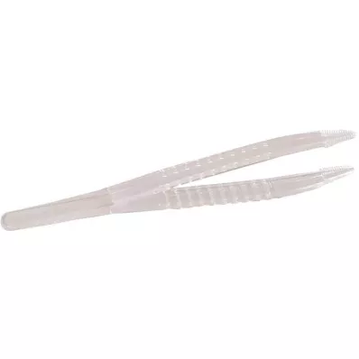 Tweezers disposable sterile plastic 12.5 cm, 10 pcs