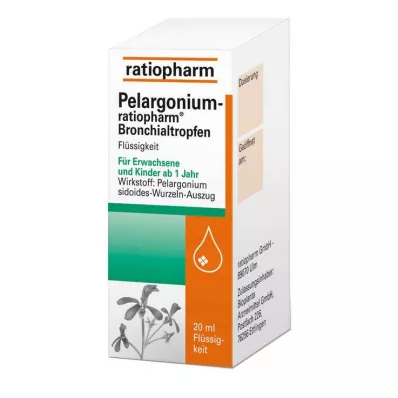 PELARGONIUM-RATIOPHARM Bronchial drops, 20 ml PELARGONIUM-RATIOPHARM Bronchial drops, 20 ml