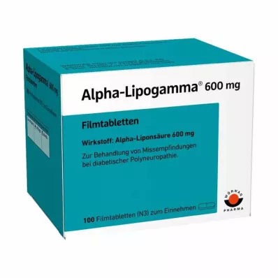 ALPHA-LIPOGAMMA 600 mg film-coated tablets, 100 pcs