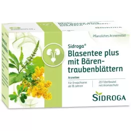 SIDROGA Bladder tea plus with bearberry leaves, 20X2.0 g