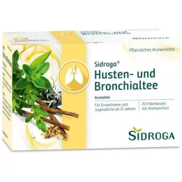 SIDROGA Cough and Bronchial Tea Filter Bag, 20X2.0 g