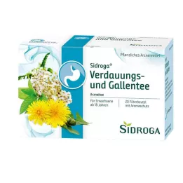 SIDROGA Digestive and Bile Tea Filter Bag, 20X2.0 g