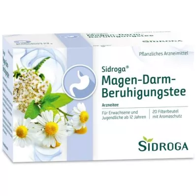 SIDROGA Gastrointestinal Soothing Tea Filter Bag, 20X2.0 g