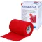 IDEALAST-adhesive colour bandage 8 cm x 4 m red, 1 pc