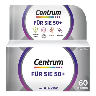 Center for you 50 + capsules, 60 pieces Center for you 50 + capsules, 60 pieces