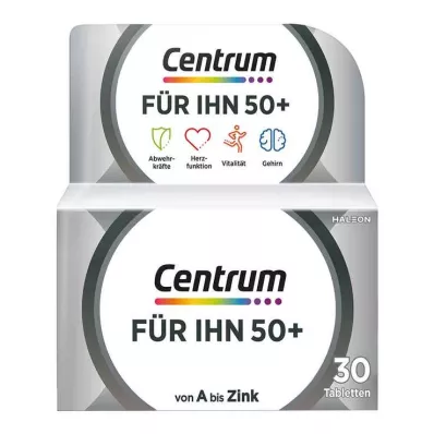 Center for Him 50 + caplets, 30 pieces Center for Him 50 + caplets, 30 pieces