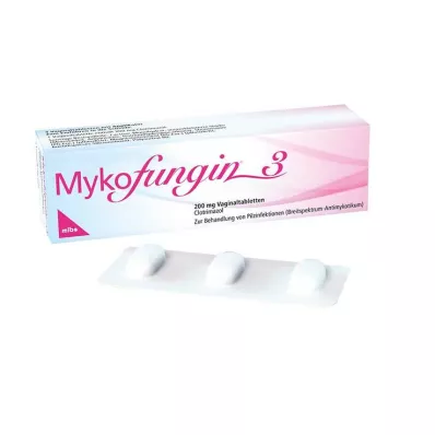 MYKOFUNGIN 3 vaginal tablets 200 mg, 3 pcs MYKOFUNGIN 3 vaginal tablets 200 mg, 3 pcs