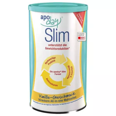 APODAY Vanilla Slim Powder Tin, 450 g APODAY Vanilla Slim Powder Tin, 450 g
