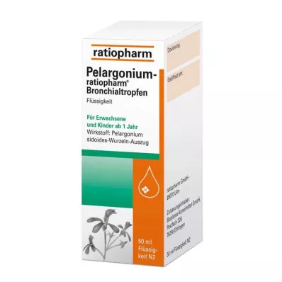 Pelargonium ratiopharm bronchial drops, 50 ml