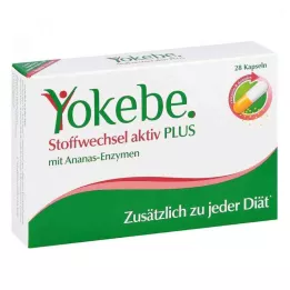 YOKEBE Plus Metabolism Active Capsules, 28 Capsules