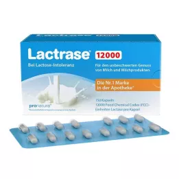 LACTRASE 12,000 FCC capsules, 150 pcs