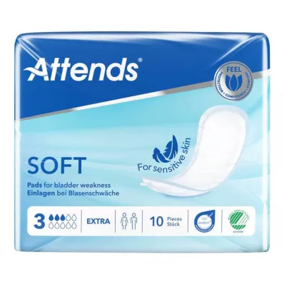 Attends Soft 3 extra inserts anatomical, 10 pieces Attends Soft 3 extra inserts anatomical, 10 pieces