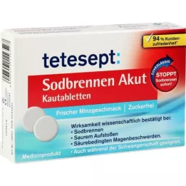 TETESEPT Heartburn Acute Chewable Tablets, 20 pcs