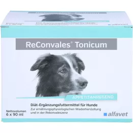 RECONVALES Tonic for dogs, 6X90 ml