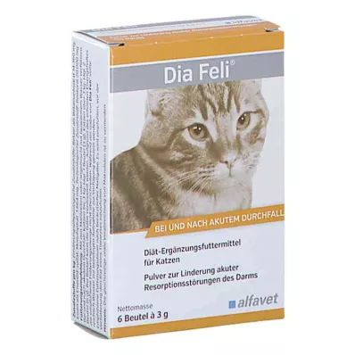 DIA FELI Powder for cats, 6X3 g DIA FELI Powder for cats, 6X3 g