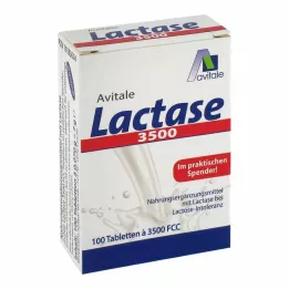 LACTASE 3,500 FCC Tablets in click dispenser, 100 pcs