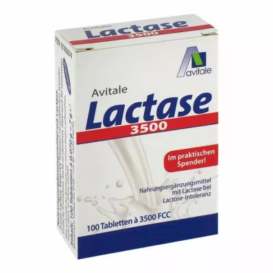 LACTASE 3,500 FCC Tablets in click dispenser, 100 pcs LACTASE 3,500 FCC Tablets in click dispenser, 100 pcs