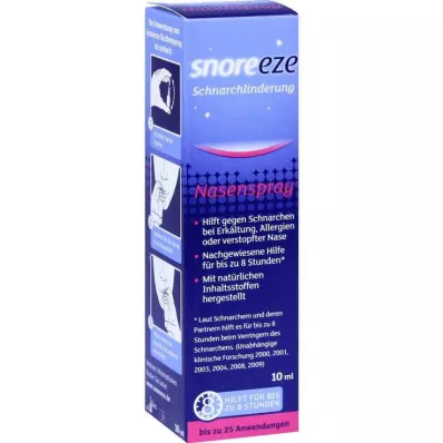 SNOREEZE Snore relief nasal spray, 10 ml SNOREEZE Snore relief nasal spray, 10 ml