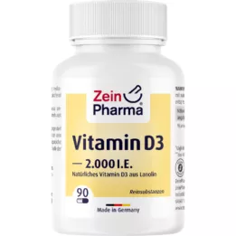 VITAMIN D3 2,000 I.U. capsules, 90 pcs