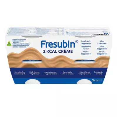 Fresubin 2 kcal Cream Cappuccino |Pudding &amp; building food (4x125 g)