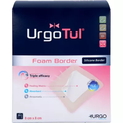 URGOTÜL Foam Border 8x8 cm dressing, 20 pcs