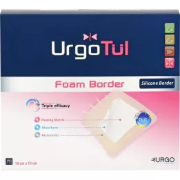 URGOTÜL Foam Border 10x10 cm dressing, 10 pcs