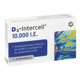 D3-INTERCELL 10,000 I.U. capsules, 30 pcs