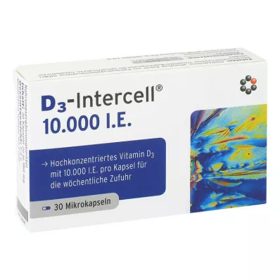 D3-Intercell 10000 IU capsules, 30 pcs D3-Intercell 10000 IU capsules, 30 pcs