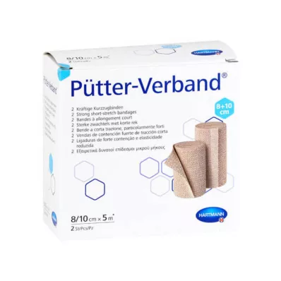 Pütter bandage 8cm / 10cmx5m Cpc, 2 pcs Pütter bandage 8cm / 10cmx5m Cpc, 2 pcs
