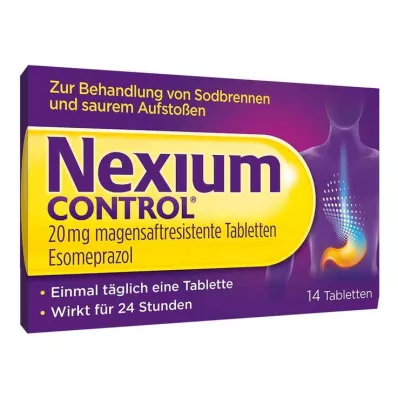 NEXIUM Control 20 mg enteric-coated tablets, 14 pcs NEXIUM Control 20 mg enteric-coated tablets, 14 pcs