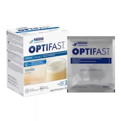 OPTIFAST home Drink Vanilla Powder, 8X55 g