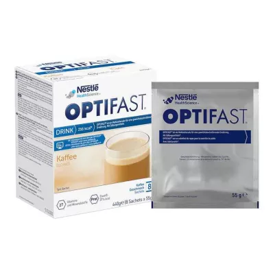 Optifast home drink coffee powder, 8x55 g