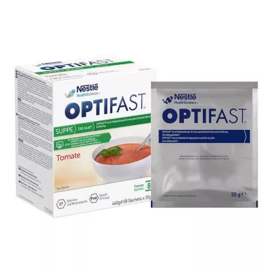 Optifast home soup tomato powder, 8X55 g
