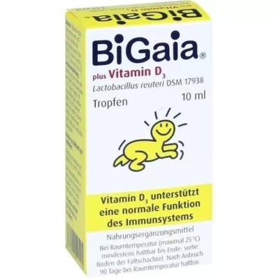 BIGAIA plus vitamin D3 drops, 10 ml