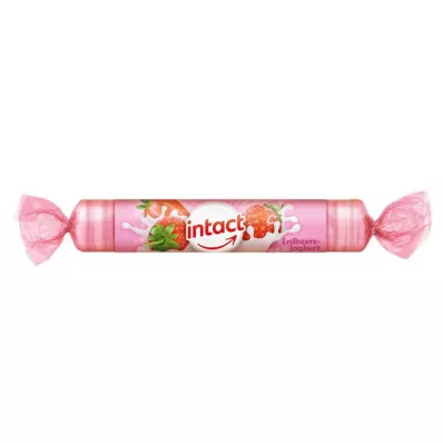 INTACT Dextrose roll strawberry yoghurt, 40 g INTACT Dextrose roll strawberry yoghurt, 40 g
