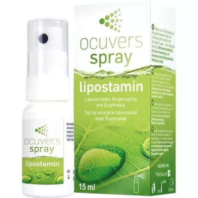 OCUVERS spray lipostamin eye spray with euphrasia, 15 ml