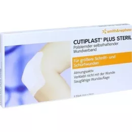 CUTIPLAST Plus sterile 7.8x15 cm dressing, 5 pcs