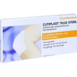 Cutiplast Plus sterile 7.8x15 cm bandage, 5 pcs
