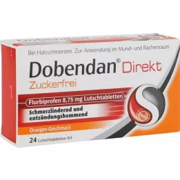 DOBENDAN Direct sugar-free Flurbiprofen 8.75mg Lut, 24 pcs