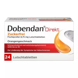 DOBENDAN Direct sugar-free Flurbiprofen 8.75mg Lut, 24 pcs