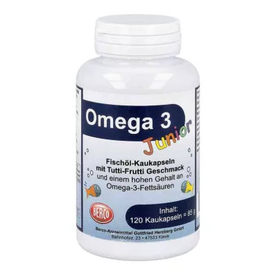 Omega 3 Junior Berco chewing capsules (120 pieces) Omega 3 Junior Berco chewing capsules (120 pieces)